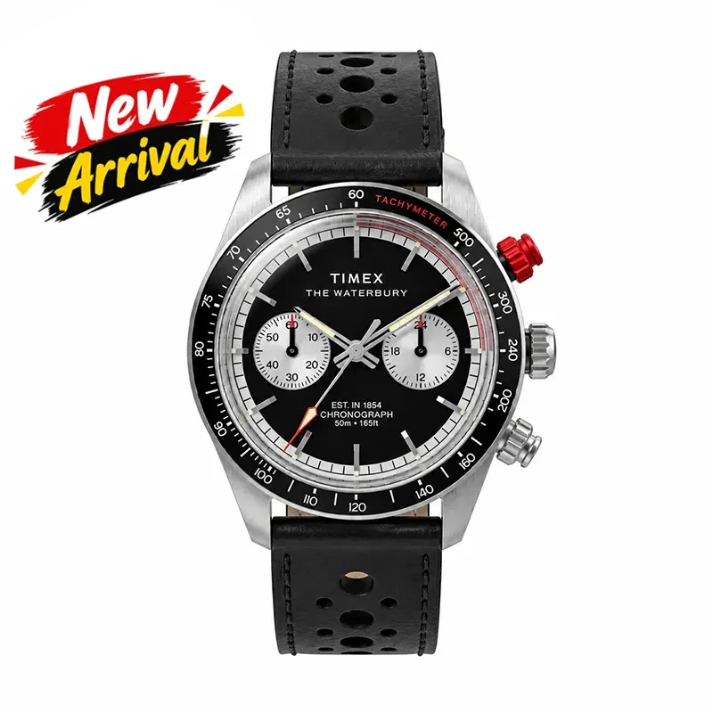 Timex Waterbury Heritage Black Dial Men's Watch- TW2Y93300